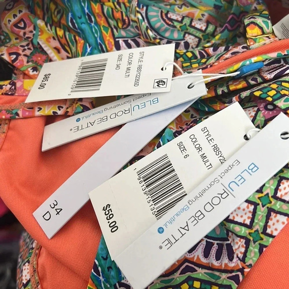 Bleu Rod Beattie Seriously Sunny Bikini Swimsuit Bra - Picture 14 of 15